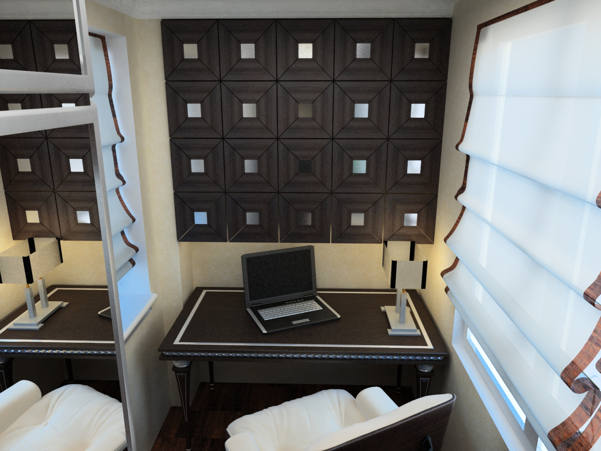 кабинет на лоджии фото