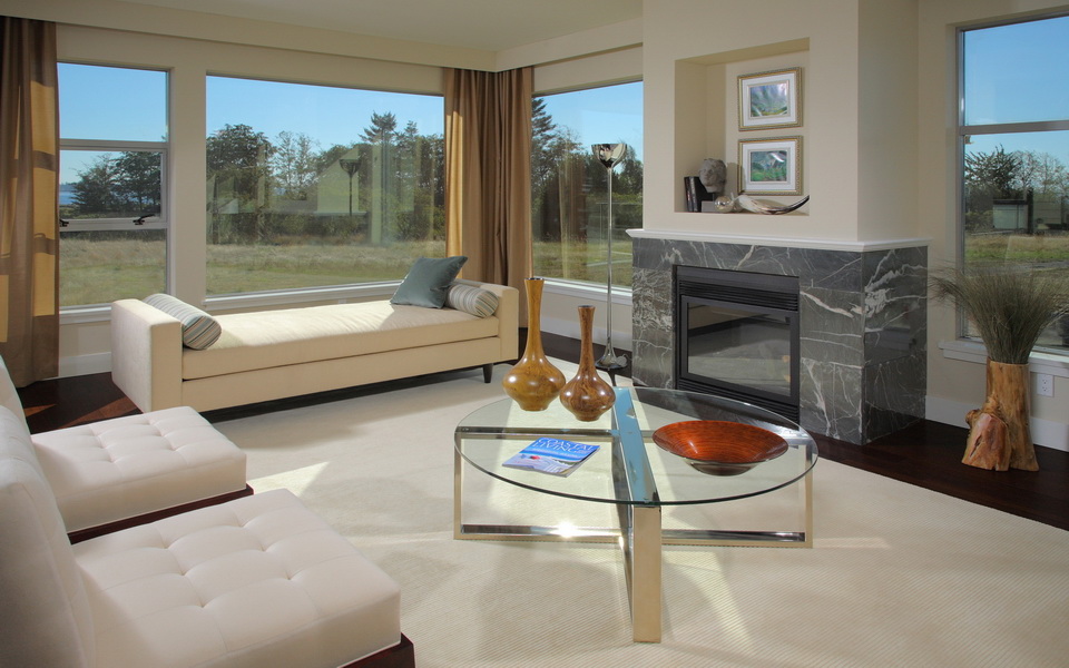 камин фото из натурального камня