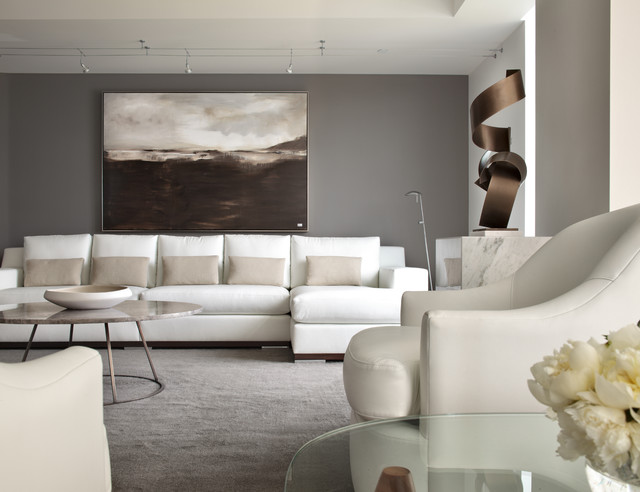 Стены в гостиной