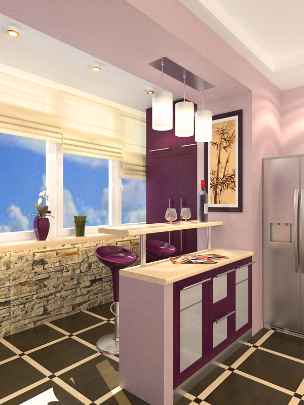 фото бара на балконе