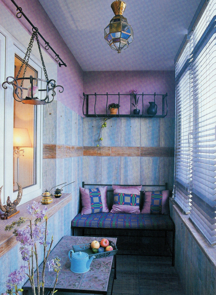 фото дизайна балкона