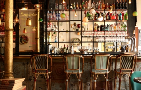 Стиль лофт в интерьере кафе