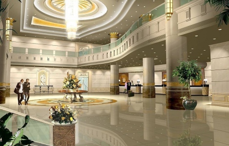 Современный гостиничный холл