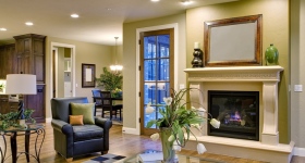 Интерьер комнаты с камином фото Интерьер комнаты с камином фото