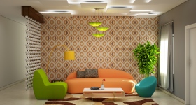 Комбинирование обоев в интерьере гостиной Комбинирование обоев в интерьере гогстиной