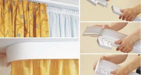 установка потолочного карниза для штор установка потолочного карниза для штор