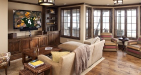 как спрятать провода от телевизора фото