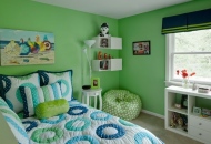 стены в детской комнате для мальчика