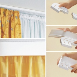 установка потолочного карниза для штор установка потолочного карниза для штор