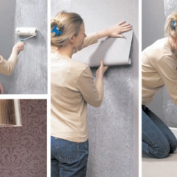 Клеим правильно обои в комнате Клеим правильно обои в комнате