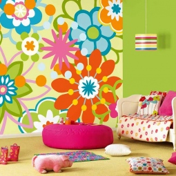 Комбинирование обоев в интерьере фото