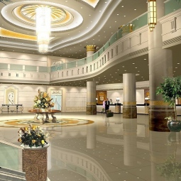 Современный гостиничный холл Современный гостиничный холл