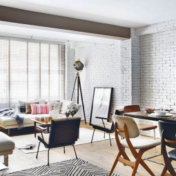 Белая кирпичная стена фото