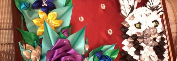 картины в стиле канзаши фото картины в стиле канзаши фото