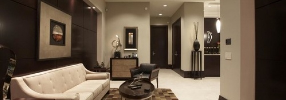 Коричневый цвет в интерьере фото